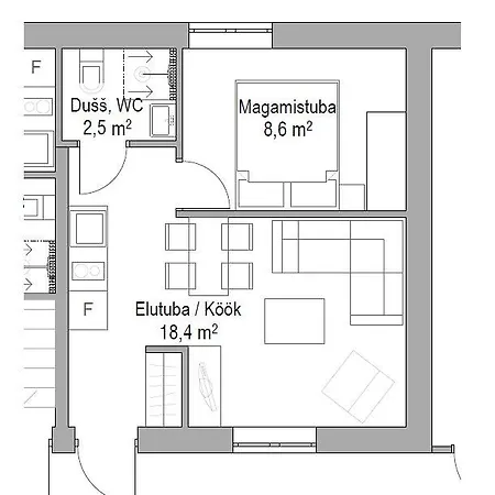 Apartment Hommiku 8a